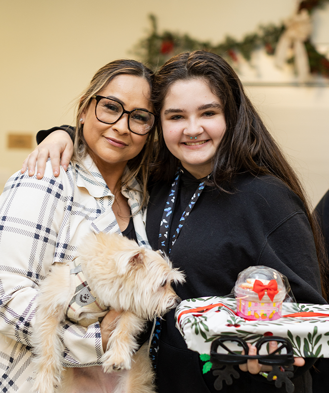 At our new Women and Children’s Shelter, Crystall’s sharing hope.